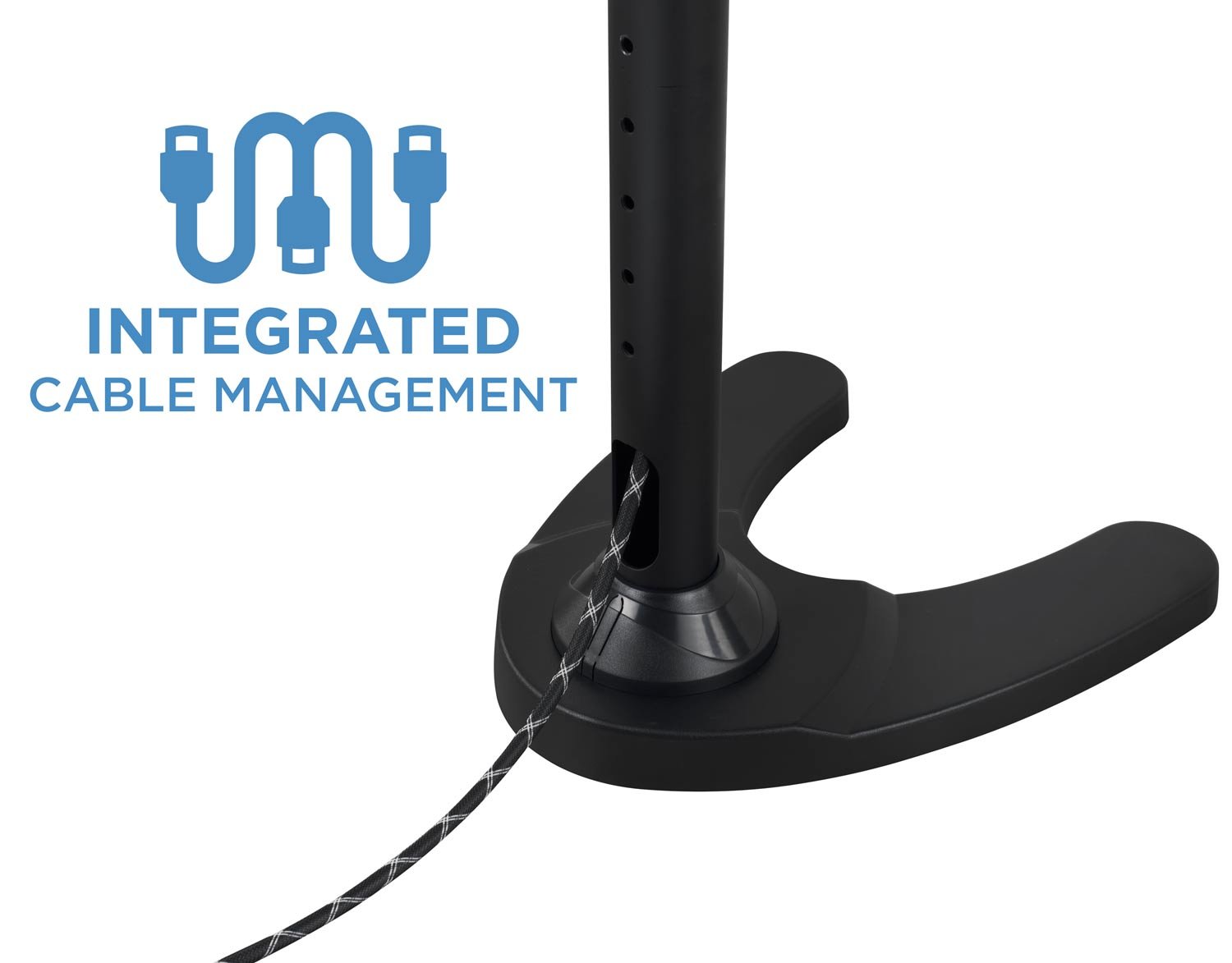 Mount-It! Triple Monitor Stand for 19-24 Inch Screens - Heavy Duty Adjustable 3 Monitor Mount with Free Standing & Grommet Bases - VESA 75/100 Compatible - Perfect for Home Office, Gaming Setup & Workstation Ergonomics