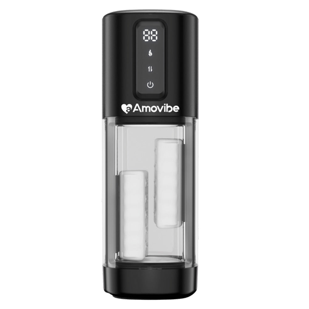 Amovibe Coco Automatic Male Masturbator with Rubbing, Vibration & Heating - Hands-Free Adult Toy for Solo Pleasure & Stress Relief