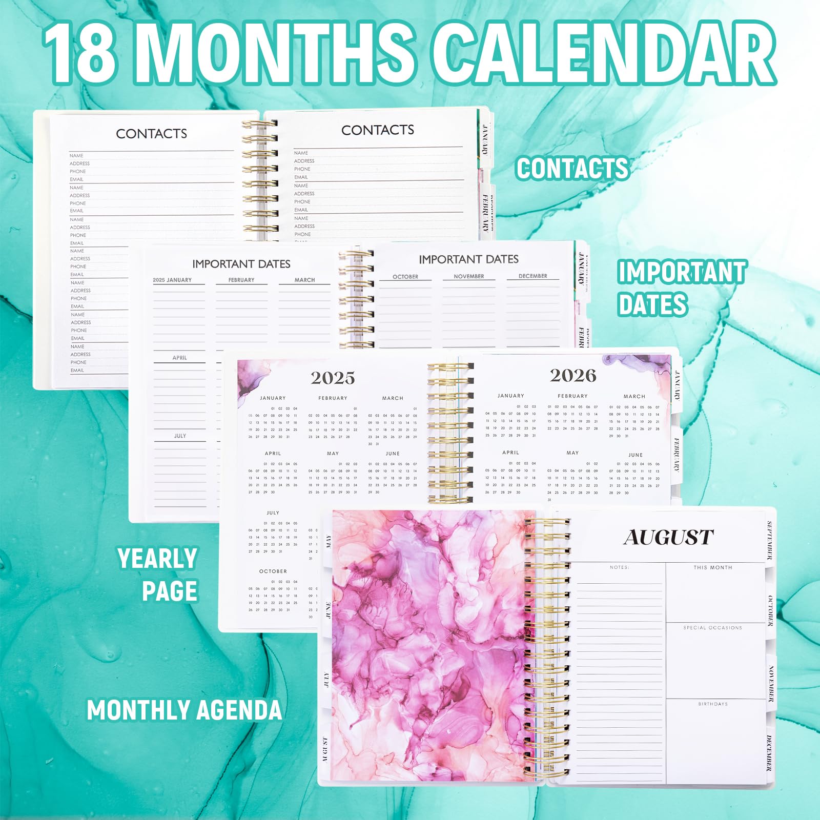 2025-2026 18-Month Academic Planner - 7.9