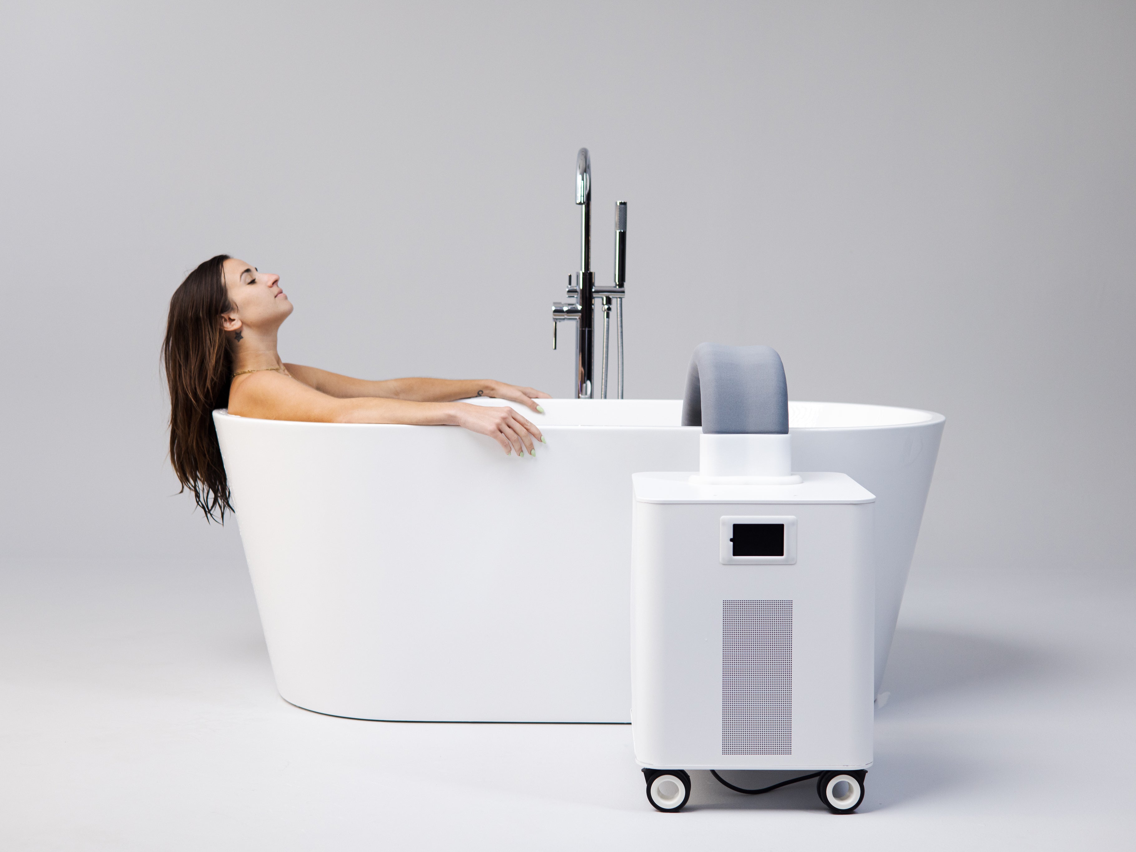 HomePlunge Portable Cold Plunge Tub for Athletes - Ice Bath for Muscle Recovery, Hydrotherapy & Relaxation at Home | Perfect for Post-Workout, Sports Therapy & Wellness