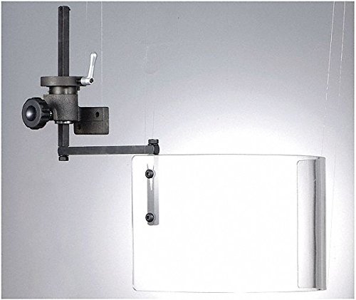Swing Away Safety Guard - Heavy Duty Cast Iron Construction in White - Perfect for Stoves, Grills, and Fireplace Safety