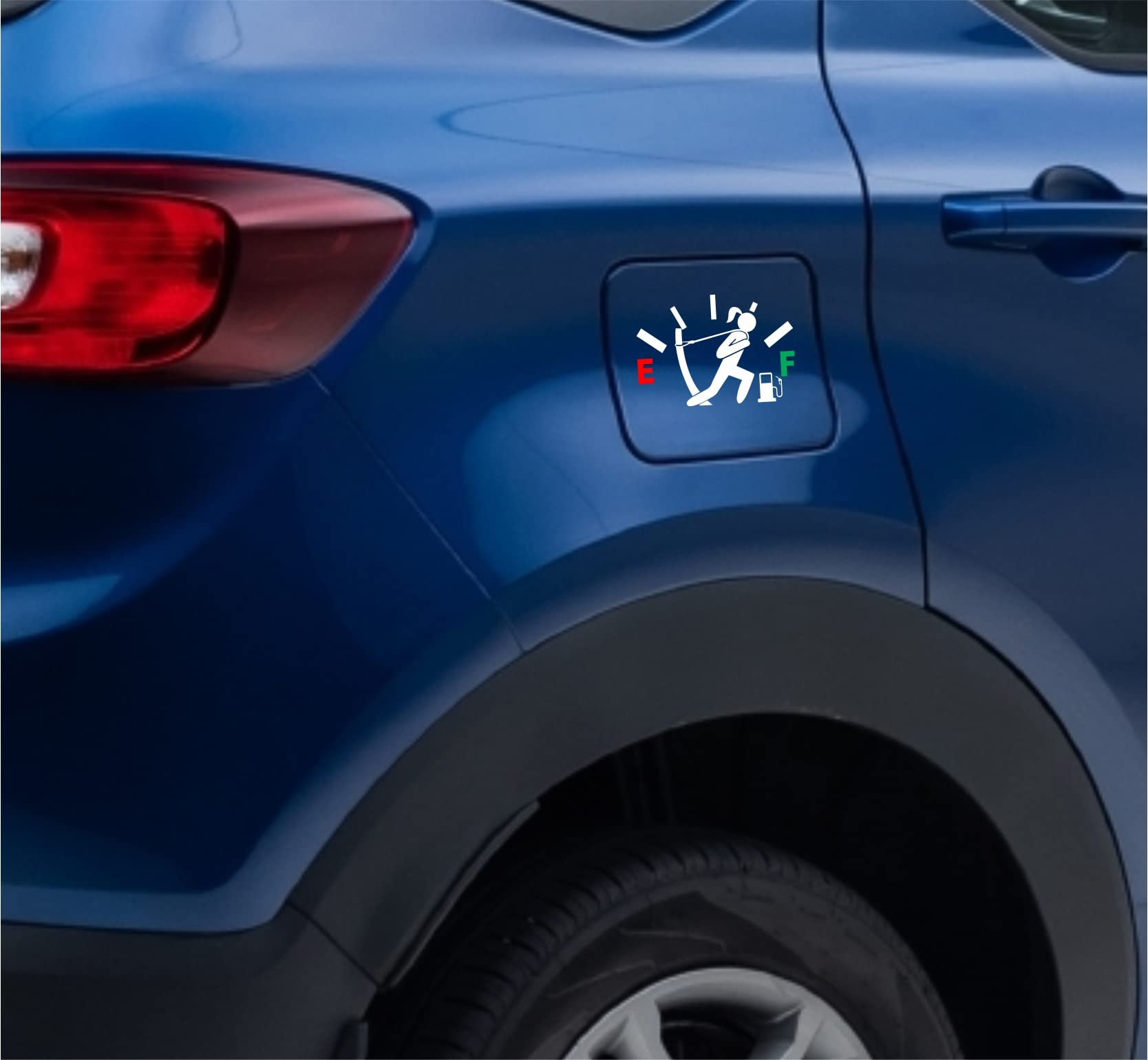 Premium Petrol & Diesel Car Decal Sticker for White Vehicles - Waterproof Vinyl, Easy to Apply - Perfect for Car Enthusiasts & Personalization
