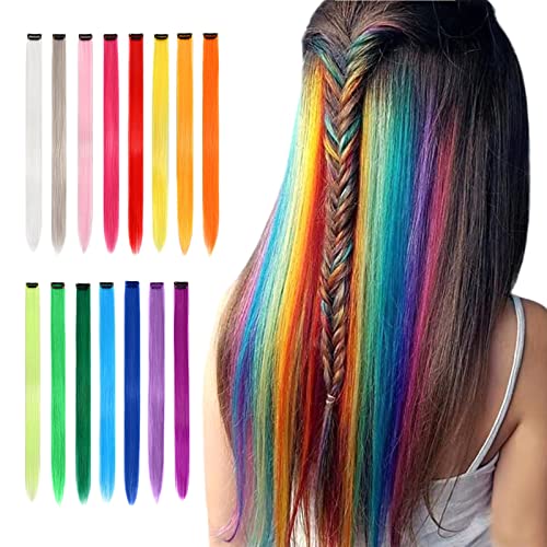 15 colors 15 packs clip in