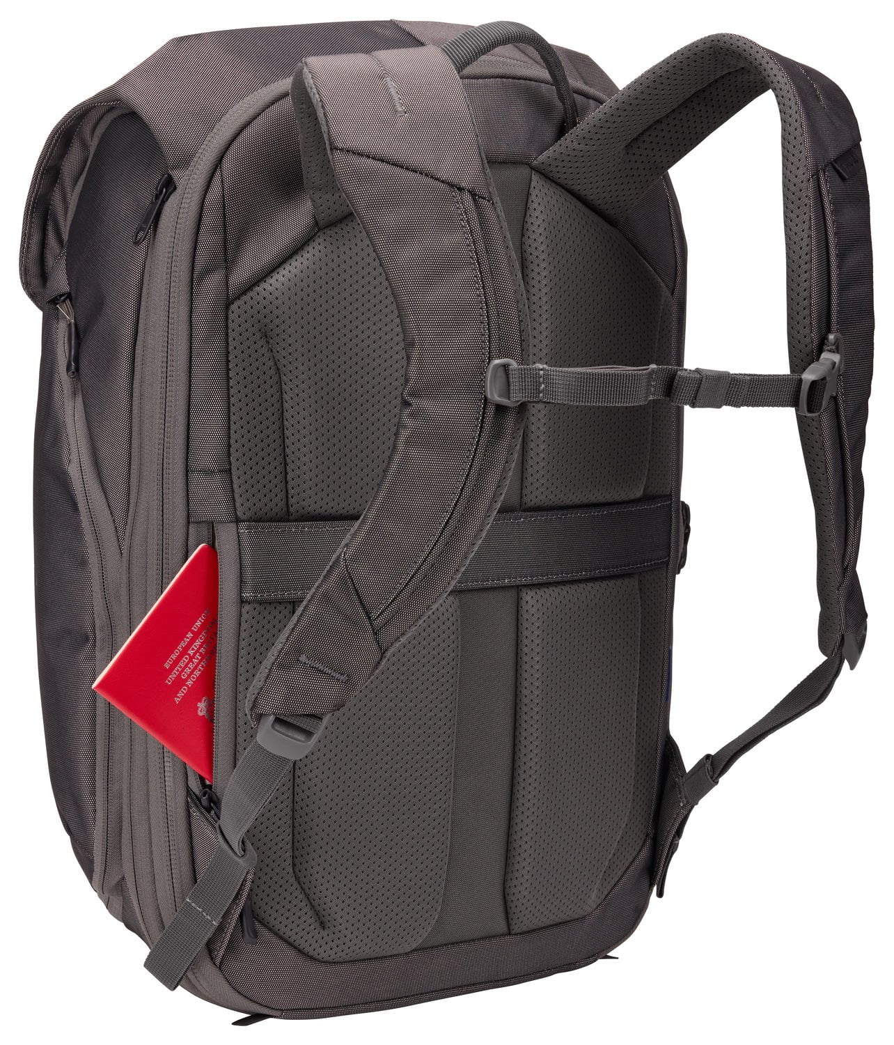 Thule Subterra 2 Expandable Travel Backpack 26L - Lightweight Carry-On Hiking Daypack for Men & Women - Perfect for Air Travel, Camping & Outdoor Adventures (Vetiver Gray)