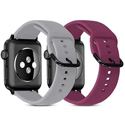 Gray/Wine Red