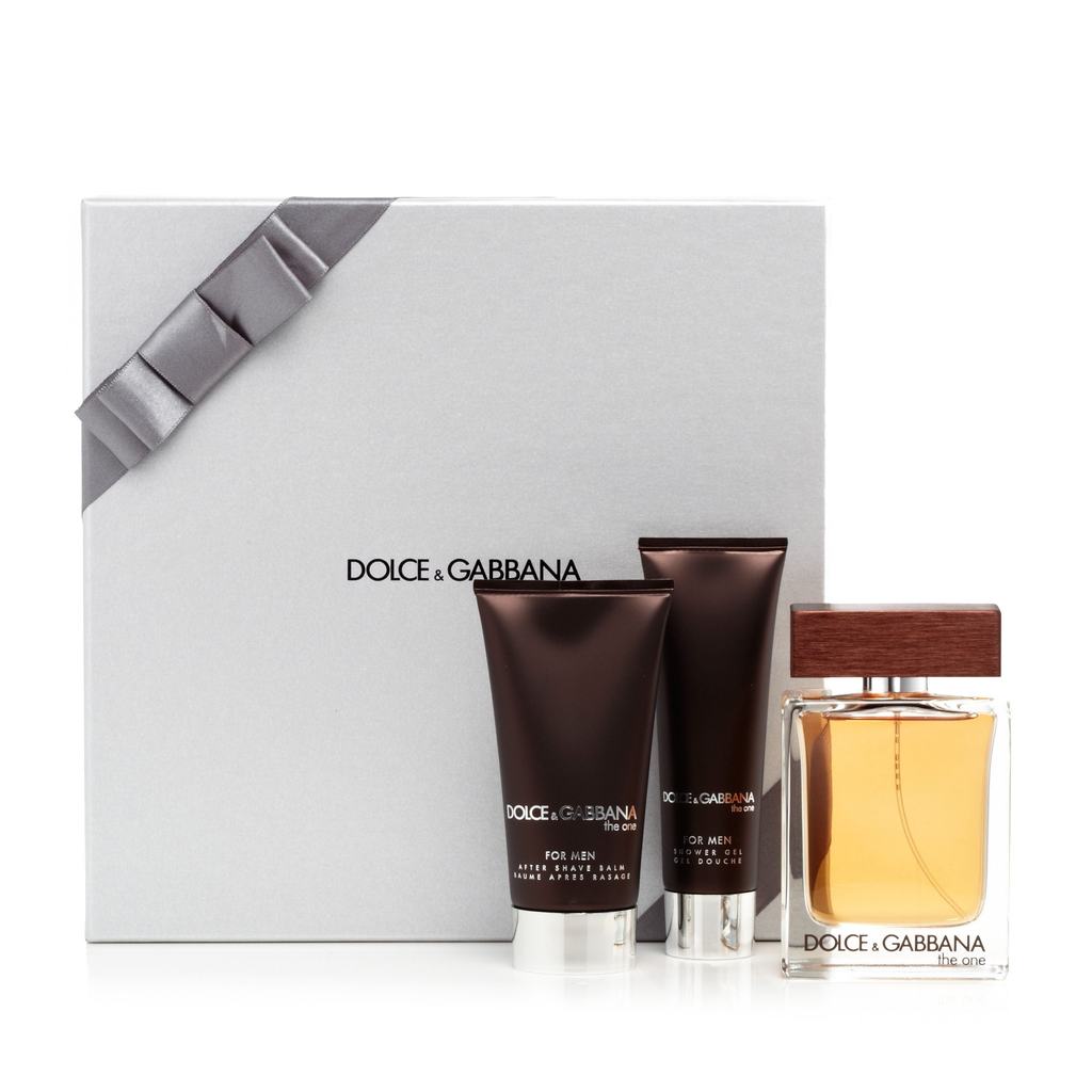 Dolce & Gabbana The One Men's 3-Piece Gift Set - 100ML Eau de Toilette Spray + 75ML After Shave Balm + 50ML Shower Gel | Luxury Cologne Set for Men | Perfect for Gifts, Date Nights & Special Occasions
