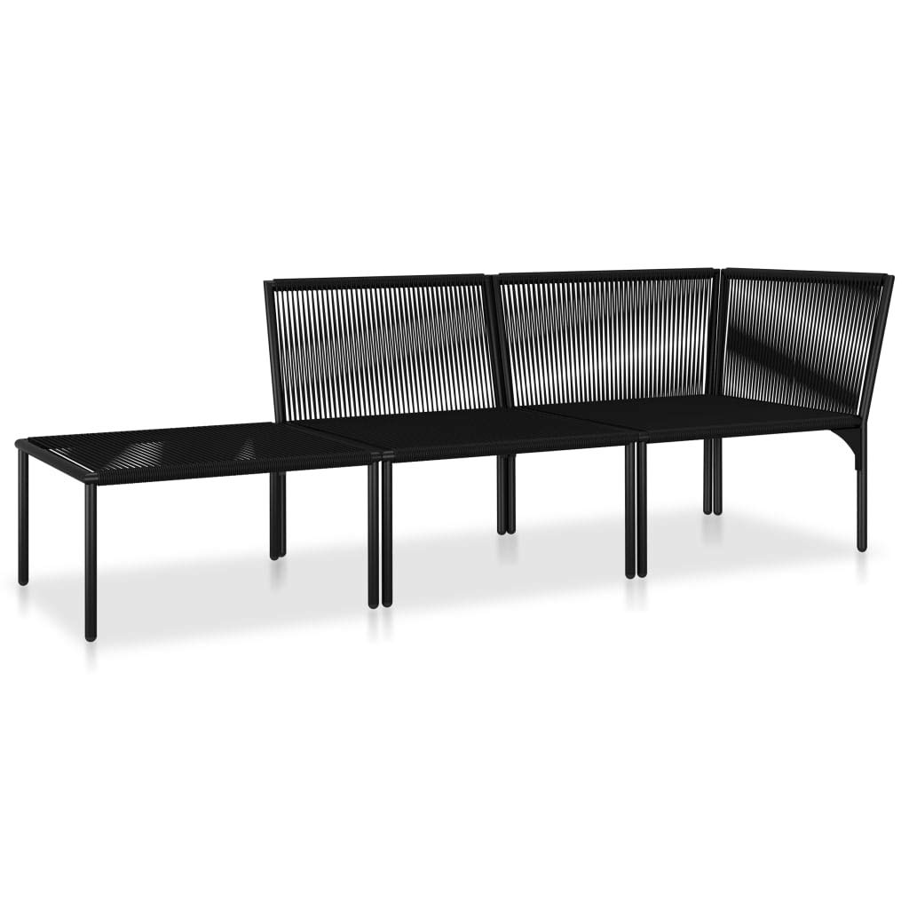 3-Piece Outdoor Patio Furniture Set - Steel Frame Conversation Sofa Lounge with Cushions - Perfect for Backyard, Porch, Garden, Poolside & Balcony - Durable Weather-Resistant Outdoor Seating for Relaxation & Entertaining