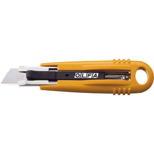 OLFA Safefy Cutter - Premium Utility Knife for Crafting, Packaging & DIY Projects | Ergonomic Design for Safe & Precise Cutting