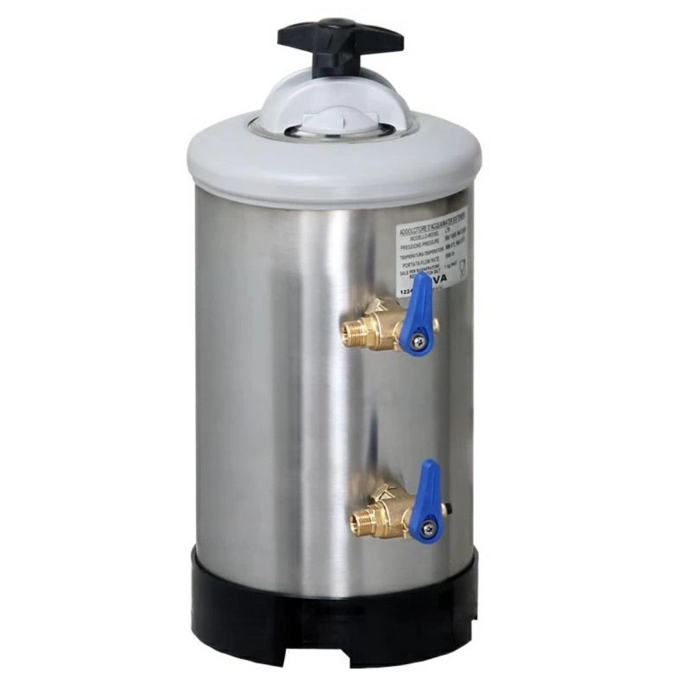 DVA LT8 Manual Water Softener System - Portable Water Softener for RV, Boat, Camping & Home Use - Removes Hard Water Minerals for Cleaner, Softer Water