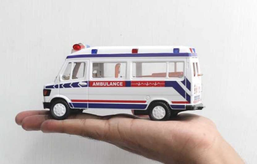USCatalog Toy Ambulance Car for Kids - Realistic Emergency Vehicle Toy with Lights & Sounds - Perfect for Pretend Play, Birthday Gifts & Collectors