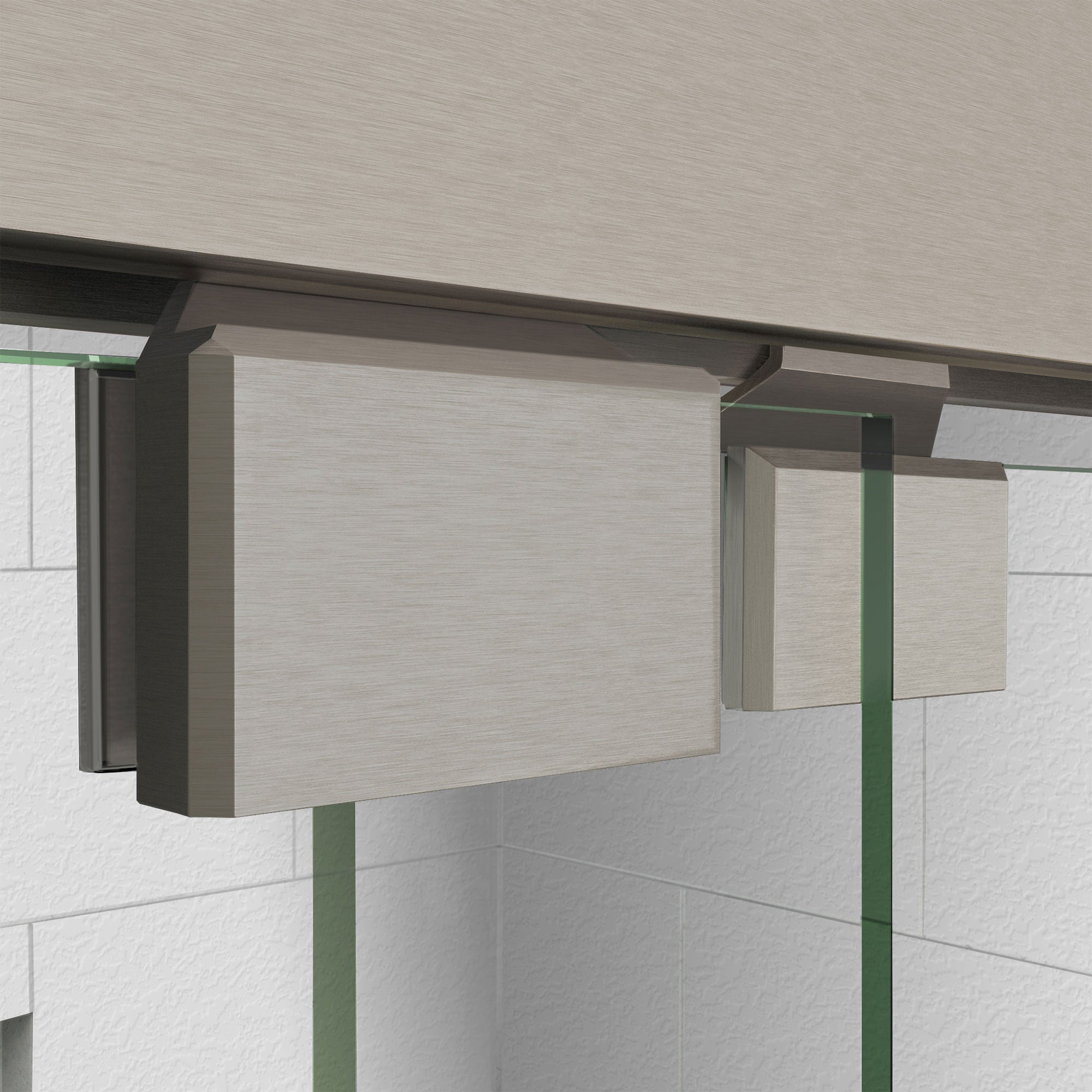 DreamLine Encore Semi-Frameless Bypass Sliding Shower Door Kit with SlimLine Base - 36