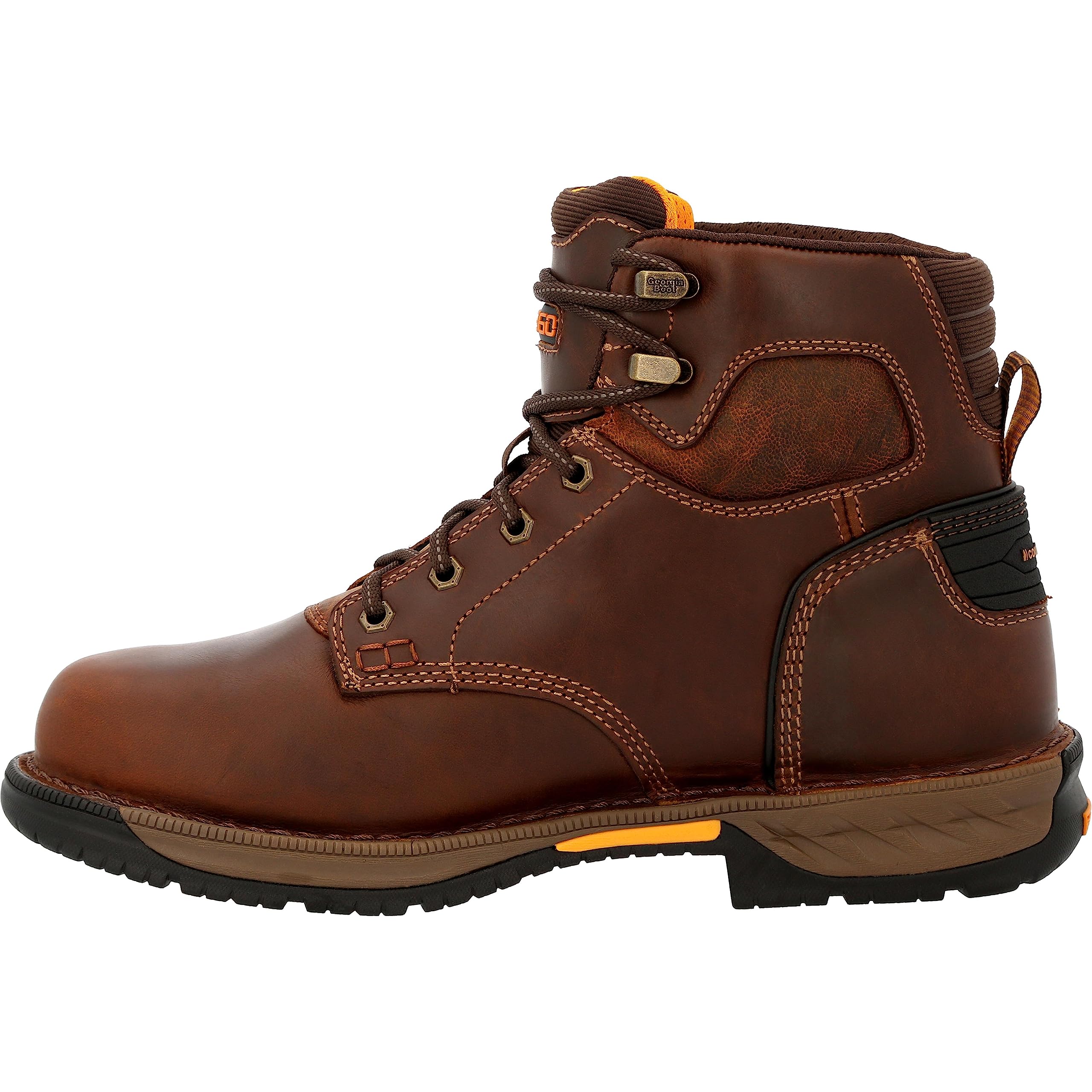 Georgia Boot Men's Athens 360 Industrial Work Boots - Steel Toe, Waterproof & Slip Resistant for Construction, Warehouse & Outdoor Work