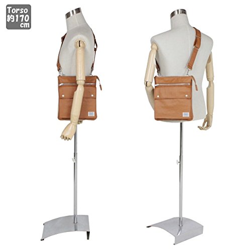 Yoshida Porter Freestyle Vertical Shoulder Bag 707-07145 - Lightweight Durable Crossbody Bag for Men & Women, Perfect for Travel, Work & Daily Commute (Camel)