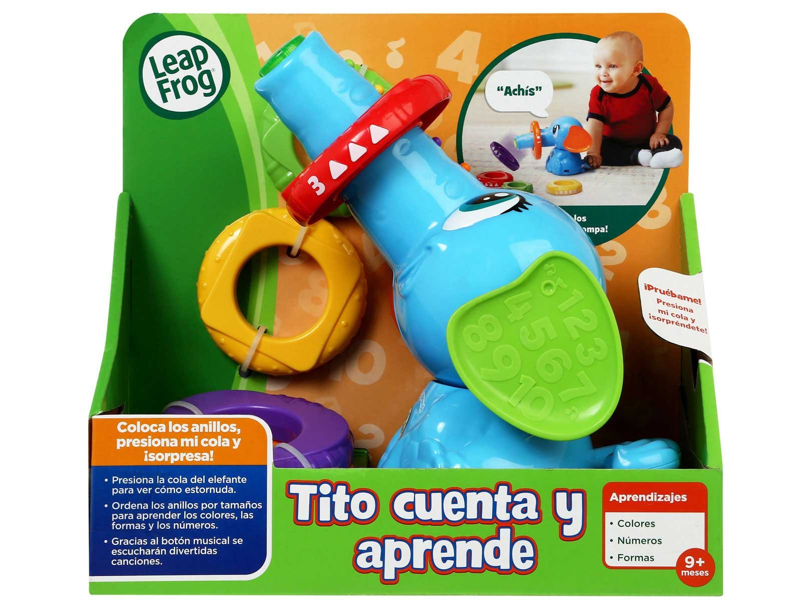 Cefa Toys - Tito Count & Learn Educational Toy, Multicolor (705) - Fun Math Learning for Toddlers & Preschoolers at Home or Classroom