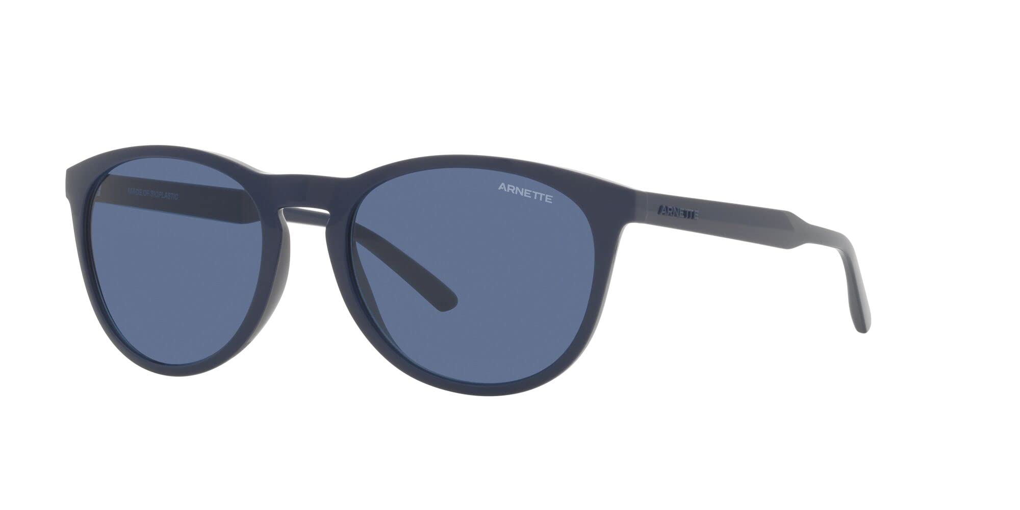 Arnette AN4299 Gorgon Round Sunglasses for Men - Dark Blue Frame, 54mm Lens - UV Protection, Stylish & Durable - Perfect for Driving, Beach & Outdoor Activities
