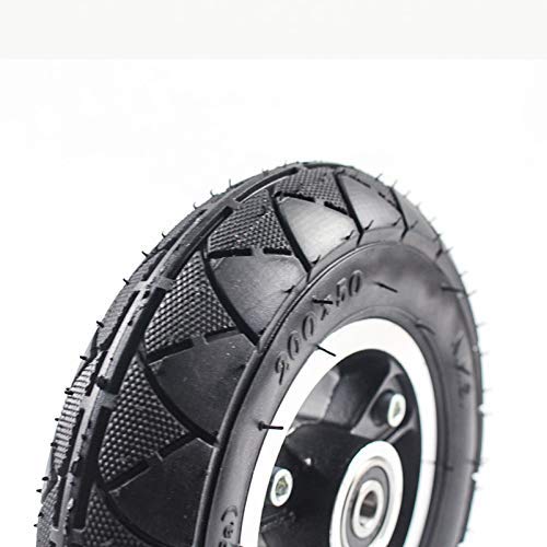 200x50 (8x2) Solid Filled Mobility Scooter Wheelchair Tire - Compatible with Razor E100 E125 E200 & Vapo Electric Scooters - Durable Replacement Tire for Indoor/Outdoor Use