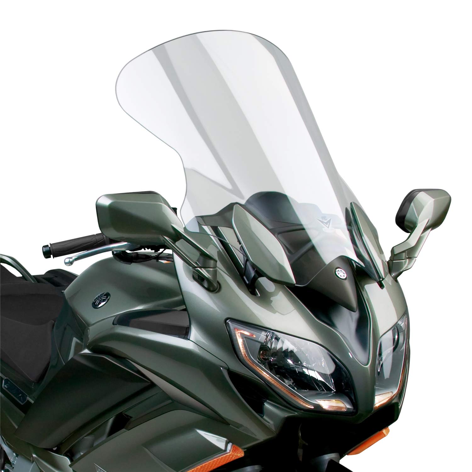 National Cycle VStream Clear Motorcycle Windscreen for 2013-2014 Yamaha FJR1300 - Universal Fit - Enhanced Wind Protection for Long Rides & Highway Cruising
