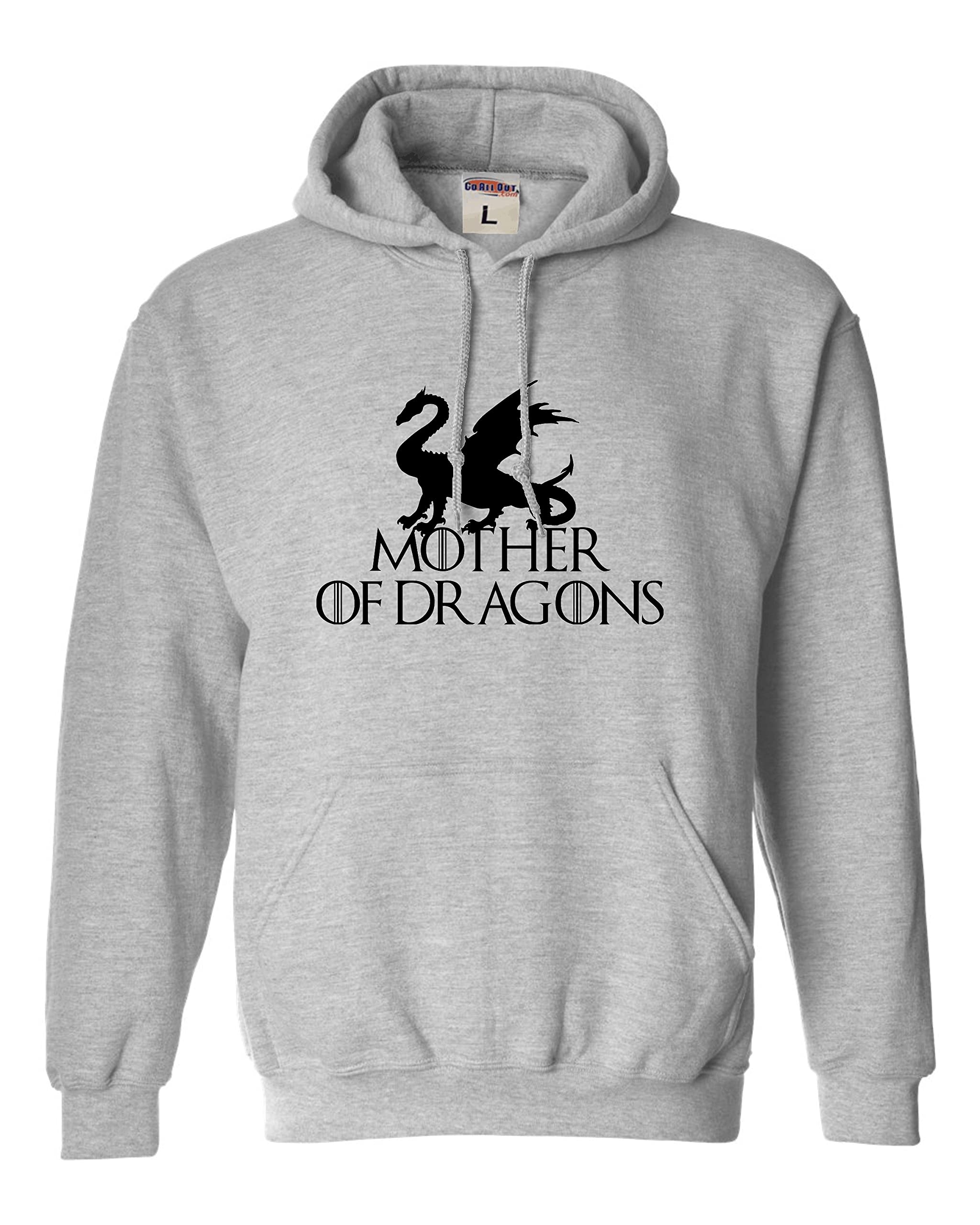 Mother of Dragons Sweatshirt Hoodie for Men & Women - Game of Thrones Inspired Pullover for Cosplay, Halloween Costume & Winter Fashion