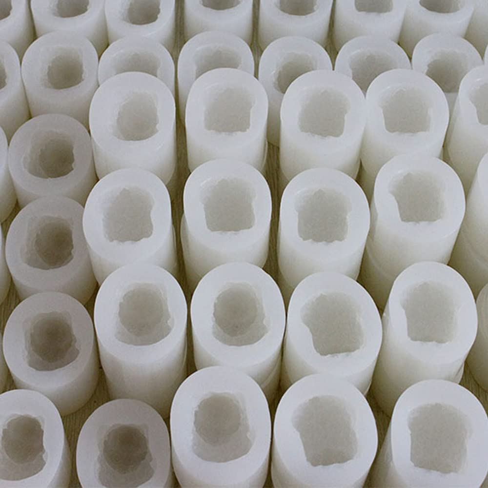 2 Cavities Bee Silicone Soap Molds for DIY Handmade Soap, Candle & Resin Crafts - Reusable Baking Molds for Home Decor, Wedding Favors & Bathroom Essentials (11498)