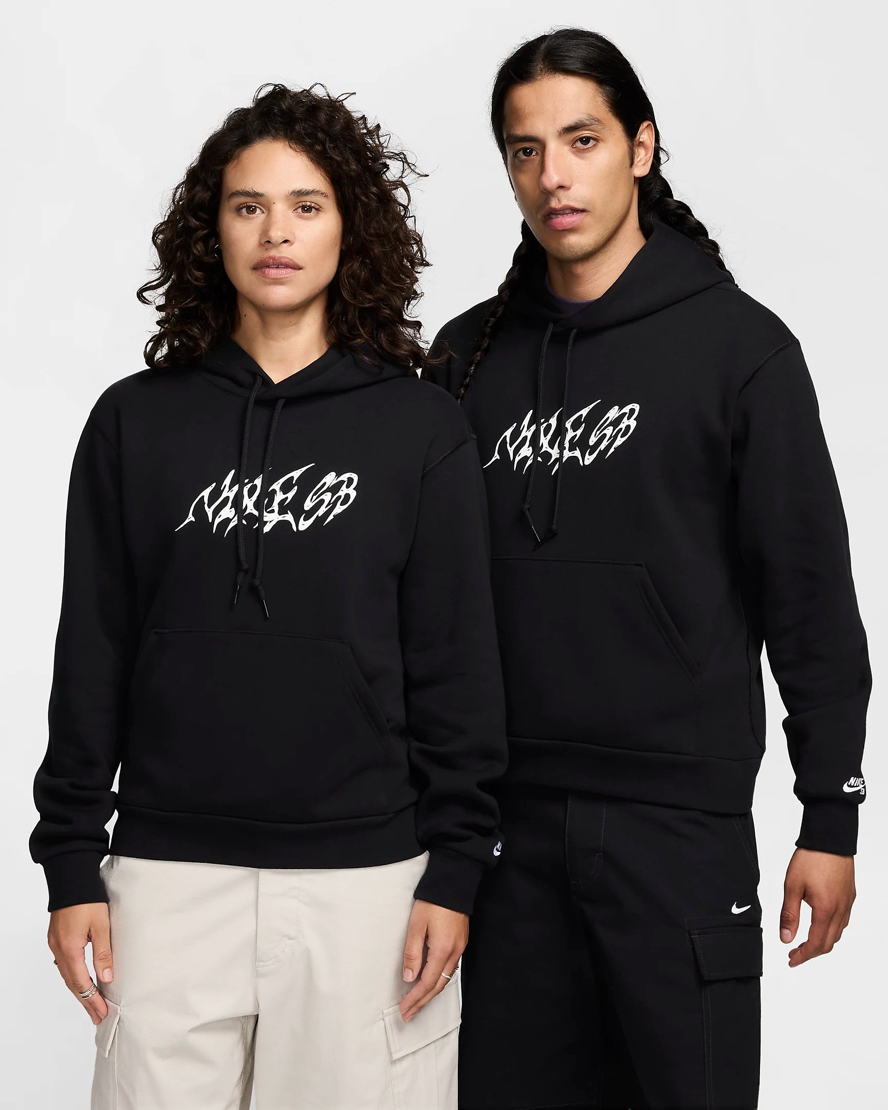 Nike SB Stallion Fleece Hoodie for Men - Black Pullover Sweatshirt with Warm Fleece Lining | Casual Streetwear, Skateboarding & Winter Outdoor Activities