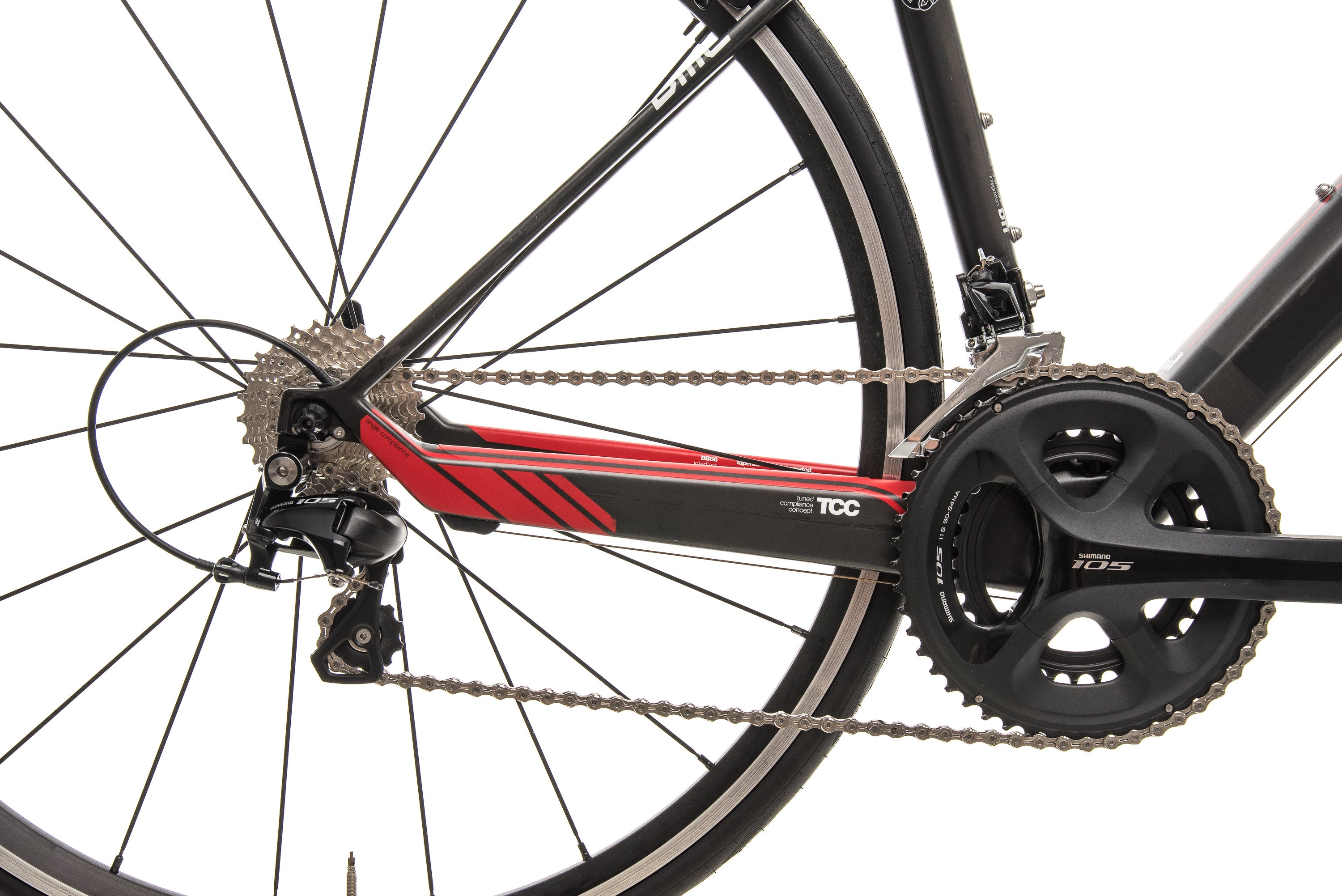 BMC Granfondo GF01 105 Compact Road Bike 2014 - 56cm Carbon Frame, Shimano 105 Groupset | Perfect for Endurance Rides, Long-Distance Cycling & Road Racing