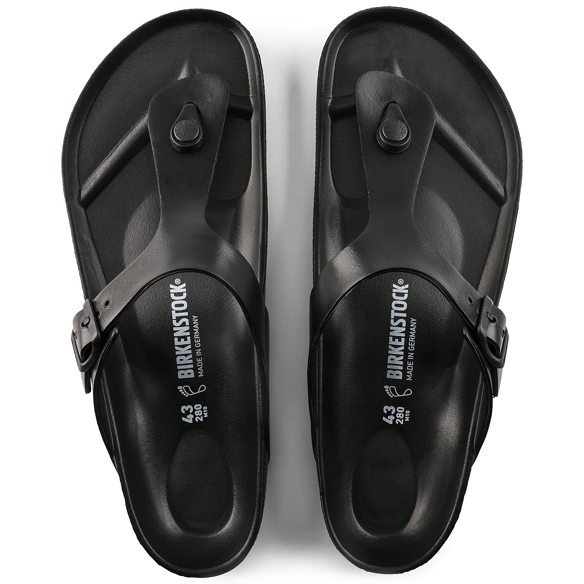 Birkenstock Gizeh EVA Sandals - Black Comfortable Slide Sandals for Women | Perfect for Beach, Pool, and Summer Outdoor Activities