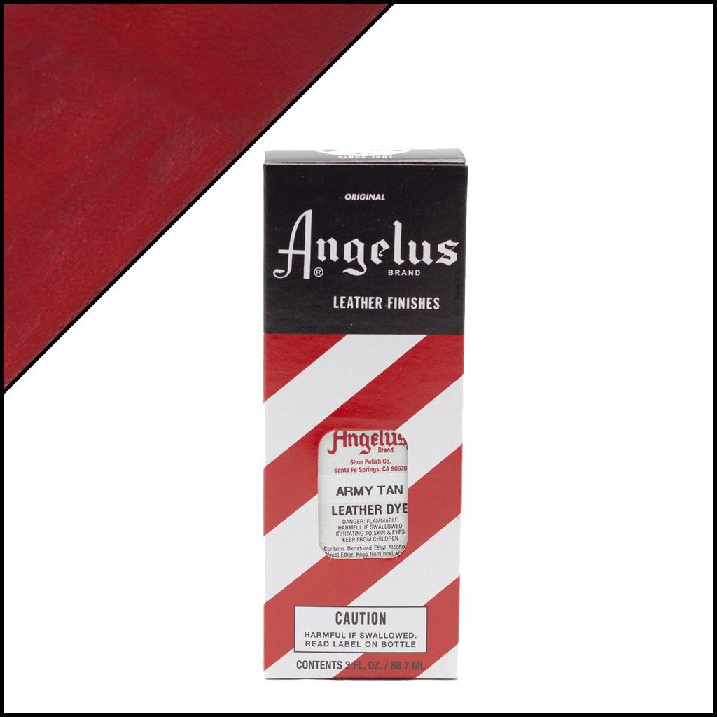 ANGELUS Leather Dye (3 oz) - Premium Leather Paint for Shoes, Bags & Accessories - Perfect for DIY Leather Repair & Customization Projects