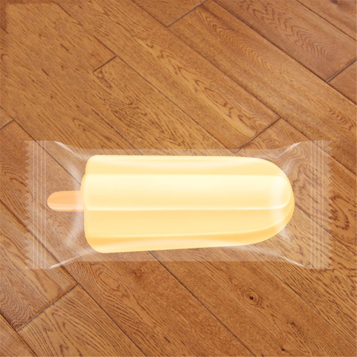 Harleya 100-Pack 8x19CM Clear Disposable Popsicle Molds Bags - Reusable Ice Pop & Candy Plastic Bags for Homemade Frozen Treats, Party Favors & Summer Snacks