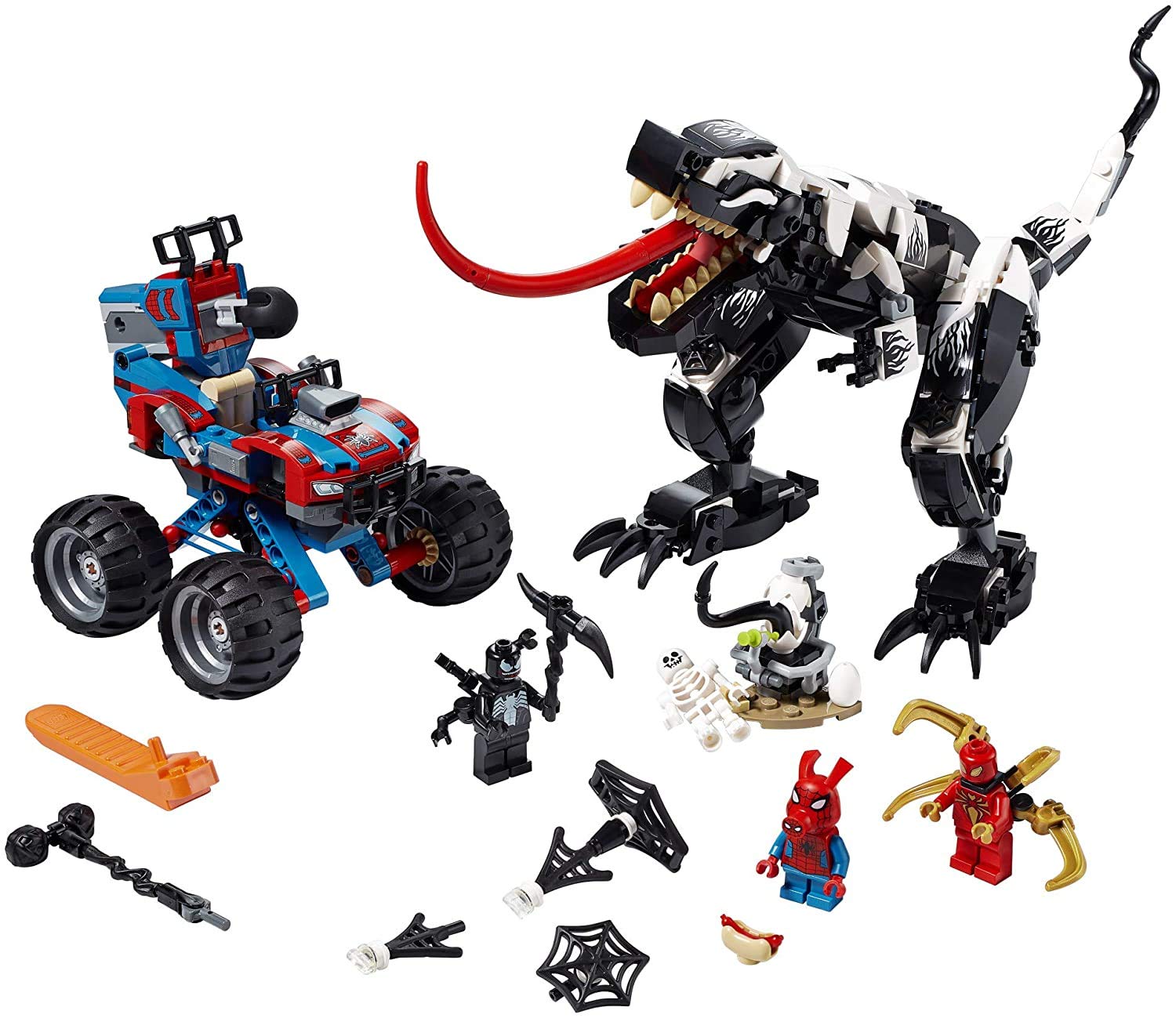 LEGO Marvel Spider-Man Venomosaurus Ambush 76151 Building Kit - 640-Piece Superhero Construction Set with Spider-Man & Venom Minifigures | Perfect Birthday Gift for Kids, Creative Play & Marvel Action Scenes