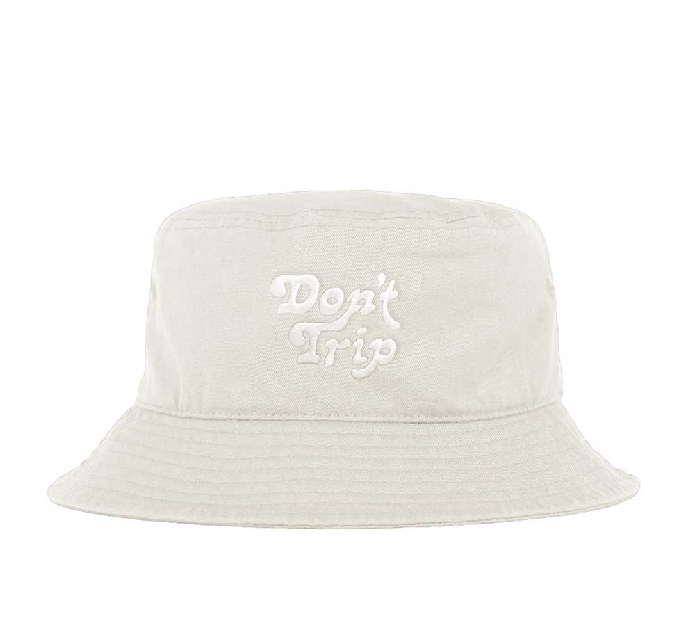 FREE & EASY DON'T TRIP Bucket Hat - Stylish Sun Protection for Outdoor Activities, Beach, and Travel