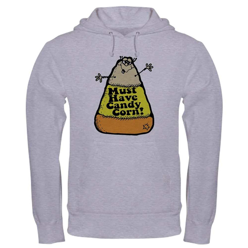 Funny Halloween Candy Corn Hooded Sweatshirt - Cute & Comfortable Pullover for Trick or Treating, Costume Parties & Fall Festivals