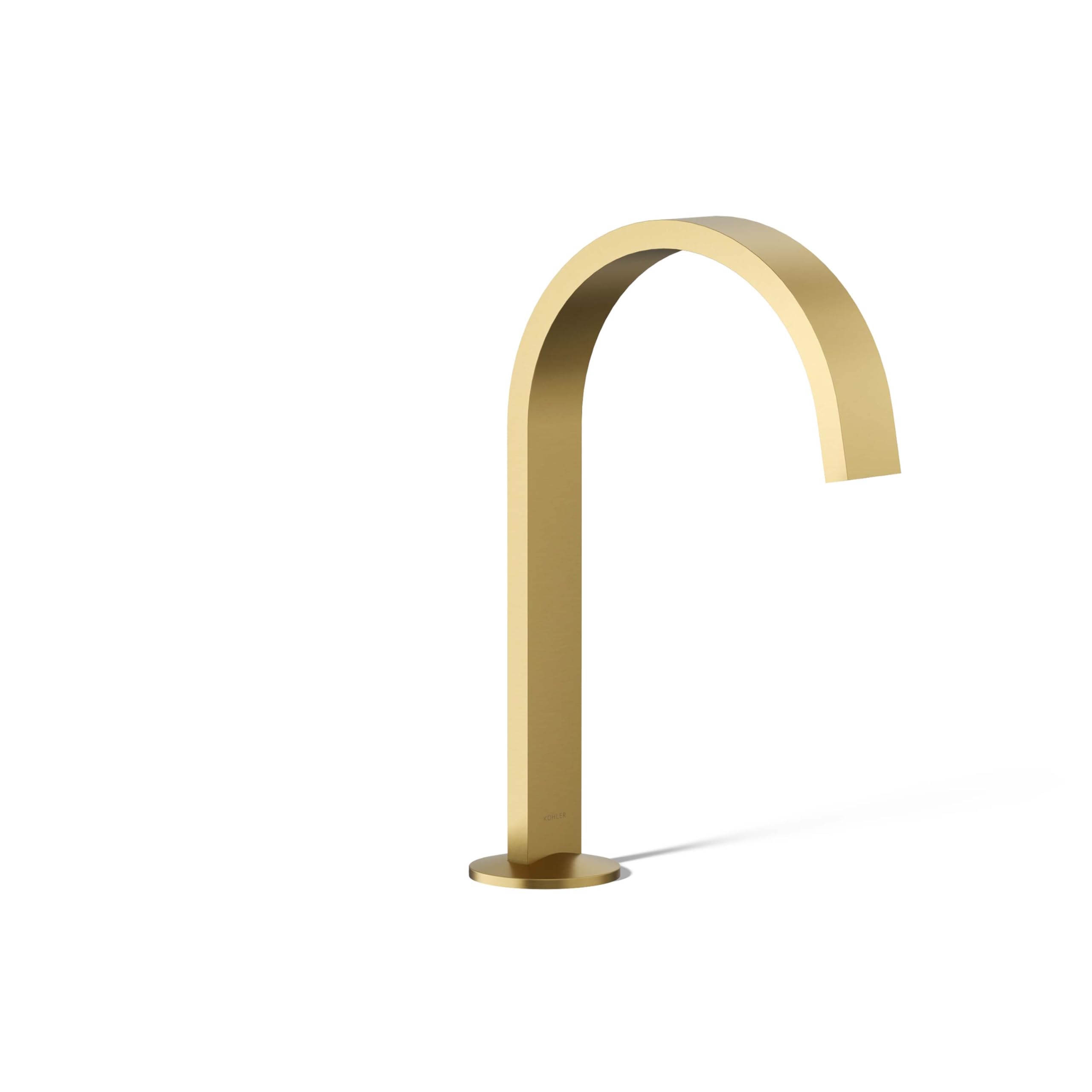 KOHLER Ribbon Design Bathroom Sink Faucet - Modern Waterfall Spout for Vanity & Powder Room - Perfect for Home & Hotel Renovation
