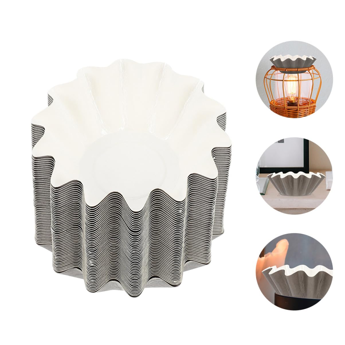 400 Pcs Black Pet Coated Wax Paper Cups - Leakproof Wax Melter Liners & Warming Trays for Candle Wax Warmers - Reusable Wax Liner Set for DIY Candles, Wax Melts & Aromatherapy - Perfect for Home Spa, Relaxation & Gift Giving