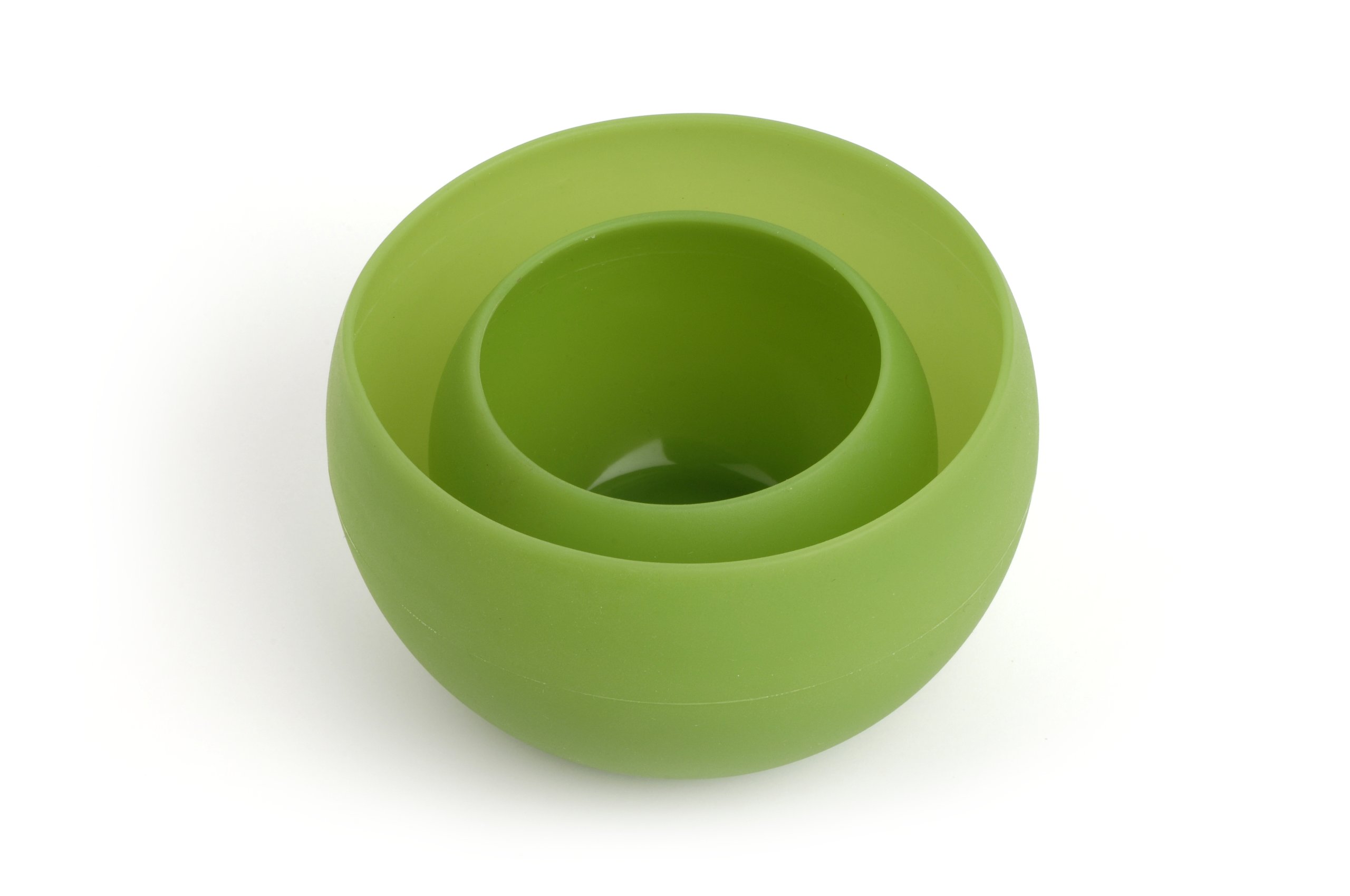 Guyot Designs Collapsible Squishy Bowls Set - 2 Pack, BPA-Free, Lightweight & Portable for Camping, Hiking, Backpacking, and Travel - Green
