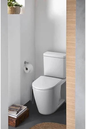 Duravit D Neo Two-Piece Toilet with Seat Included - White - Perfect for Modern Bathrooms & Home Renovations - Pick Up in Store Only