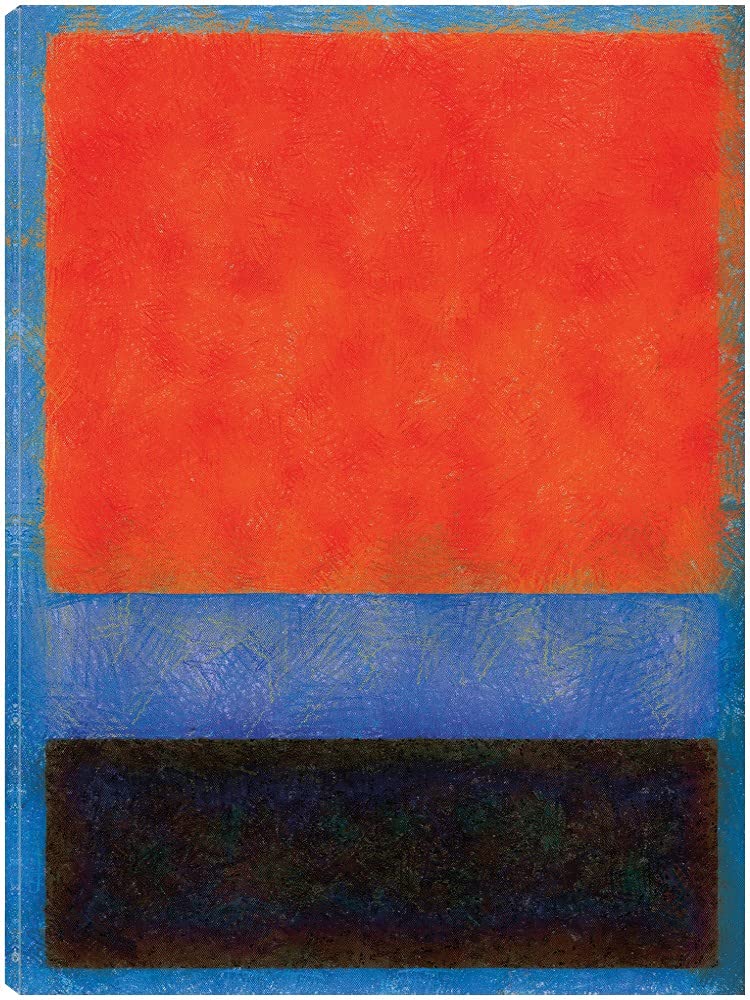 Silvia Vassileva Island Hues Crop II Fine Art Canvas Wall Decor - 42x56 Inches - Ready to Hang - Modern Abstract Painting for Living Room, Bedroom, Office & More - Perfect for Home, Hotel or Restaurant Decor