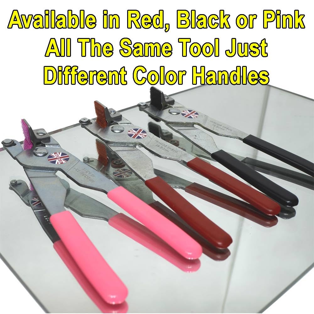 Premium Glass Cutter Tool Kit for Stained Glass Art - Professional & Beginner Friendly Scoring Tool with Breaking Pliers & Cutting Oil - Perfect for DIY Stained Glass Projects, Windows, Mosaics & Home Decor (UK Made)