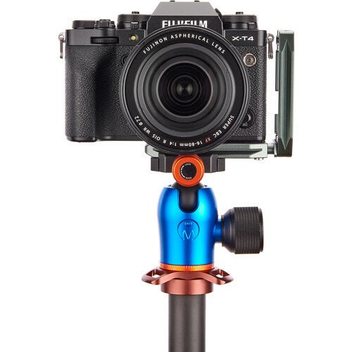 3 Legged Thing Lexie Universal Multifunction L Bracket for DSLR Cameras - Metallic Slate Gray - Perfect for Tripod Mounting, Vlogging & Photography Accessories
