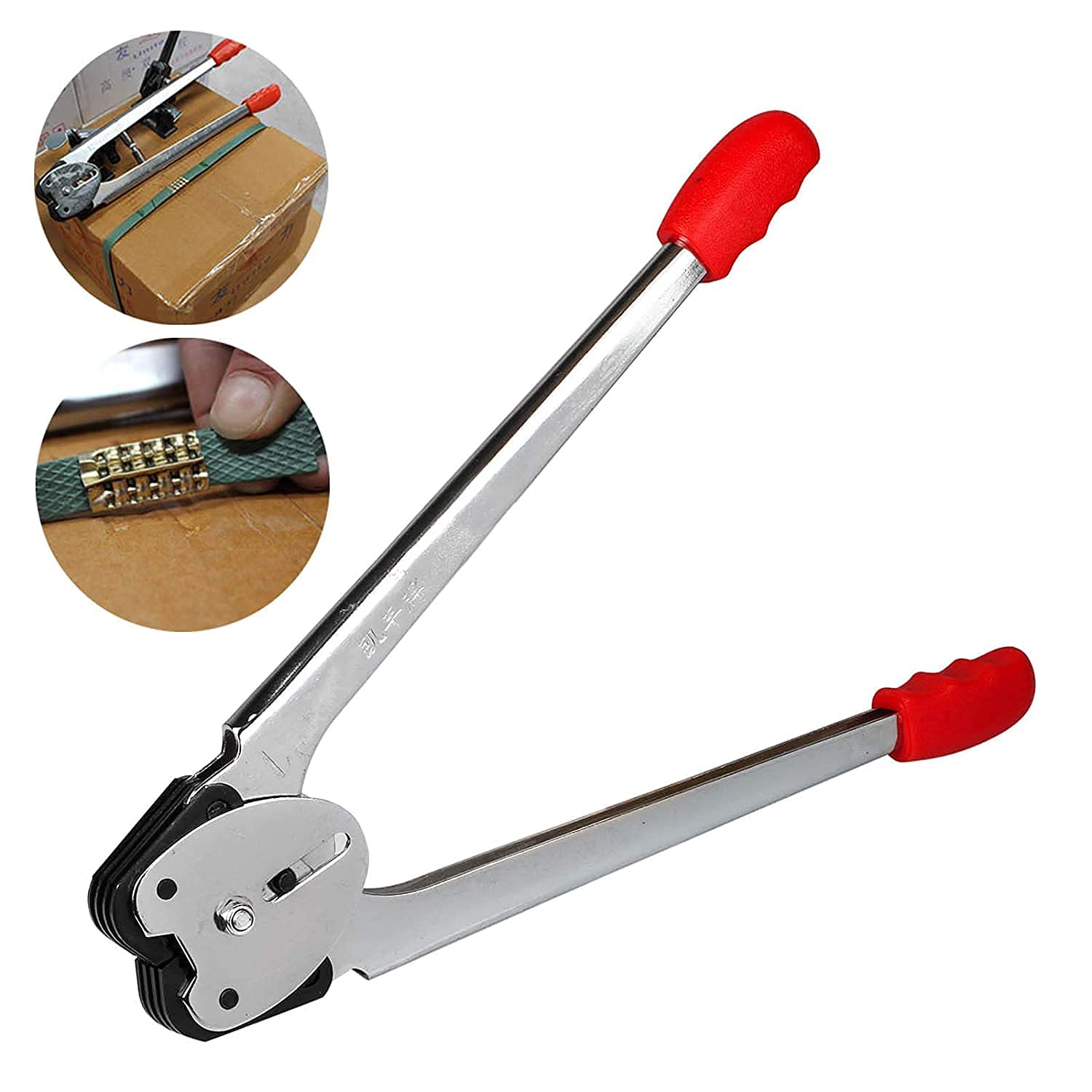 Heavy Duty Pallet Strapping Kit with Tensioner and Sealer - Industrial Packaging Banding Tool for Secure Shipping and Logistics - Perfect for Warehouse, Moving, and Freight Packaging