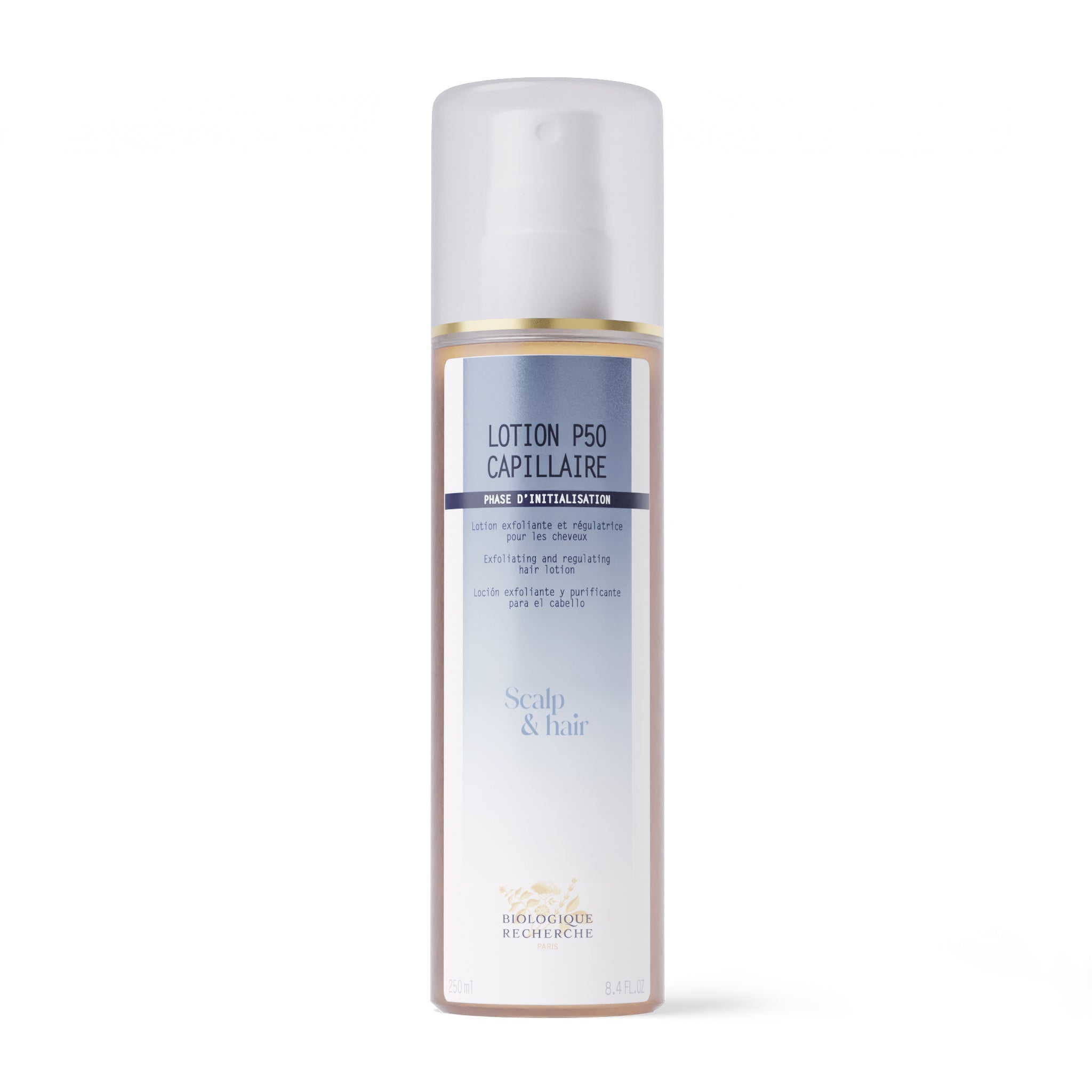 P50 Capillaire Purifying Scalp Lotion - 8.4 fl oz/250ml - Deep Cleansing & Balancing Treatment for Healthy Hair & Scalp - Perfect for Daily Use & Post-Hair Coloring Care