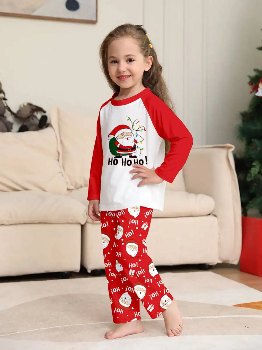 Santa Claus Family Matching Christmas Pajamas Sets - Cozy Holiday Sleepwear for Kids & Adults - Perfect for Christmas Morning & Family Photos