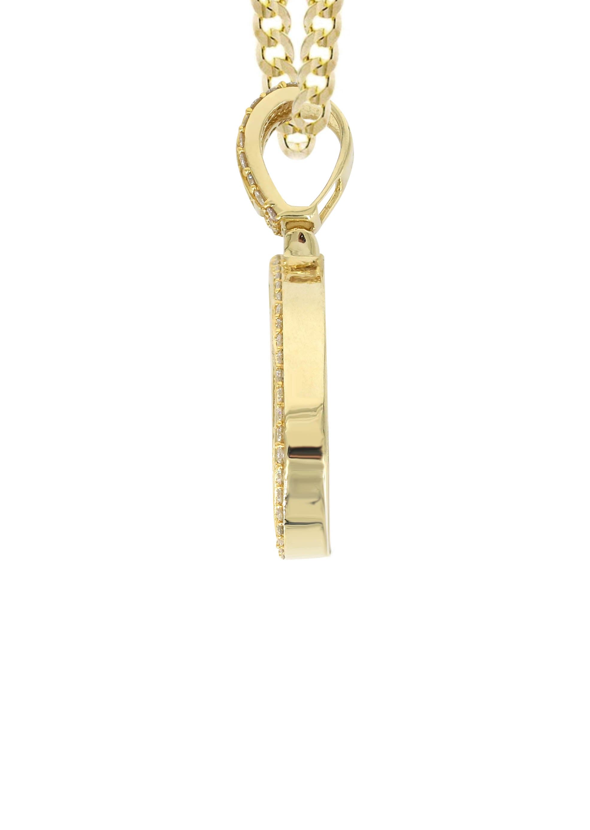 14K Yellow Gold Letter G Baguette Diamond Necklace - 2.4 Carats | Elegant Personalized Initial Jewelry for Women, Perfect for Birthdays, Anniversaries & Special Occasions