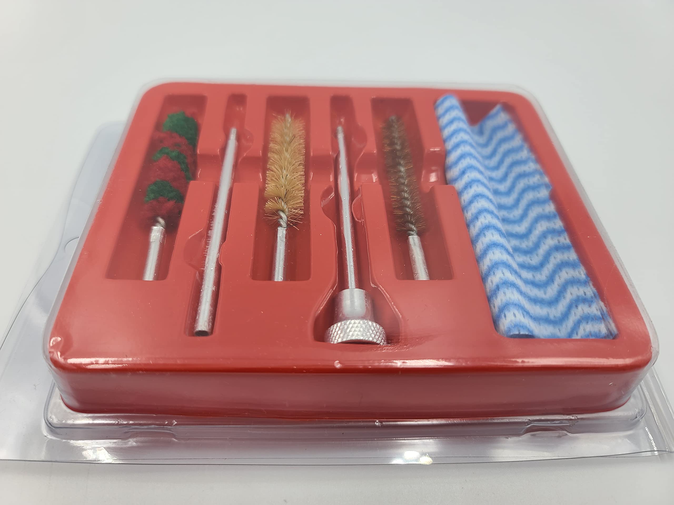 Premium Gun Cleaning Kit - 2 Pack with 3 Brushes & Microfiber Cloth for Rifle, Pistol & Shotgun Maintenance | Perfect for Hunting, Shooting Range & Firearm Care