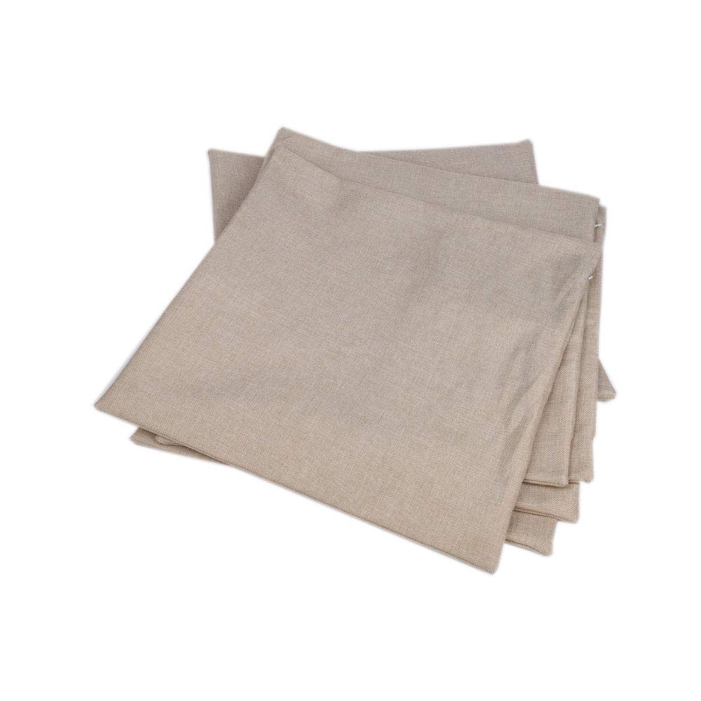 3D Sublimation Blank Linen Pillow Cases with Invisible Zippers - Fashionable Cushion Covers (50pcs/Carton) - US Stock - Perfect for Home Decor, Bedroom Accessories & Gift Giving