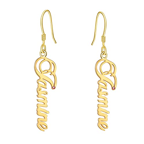with birthstone(Gold)