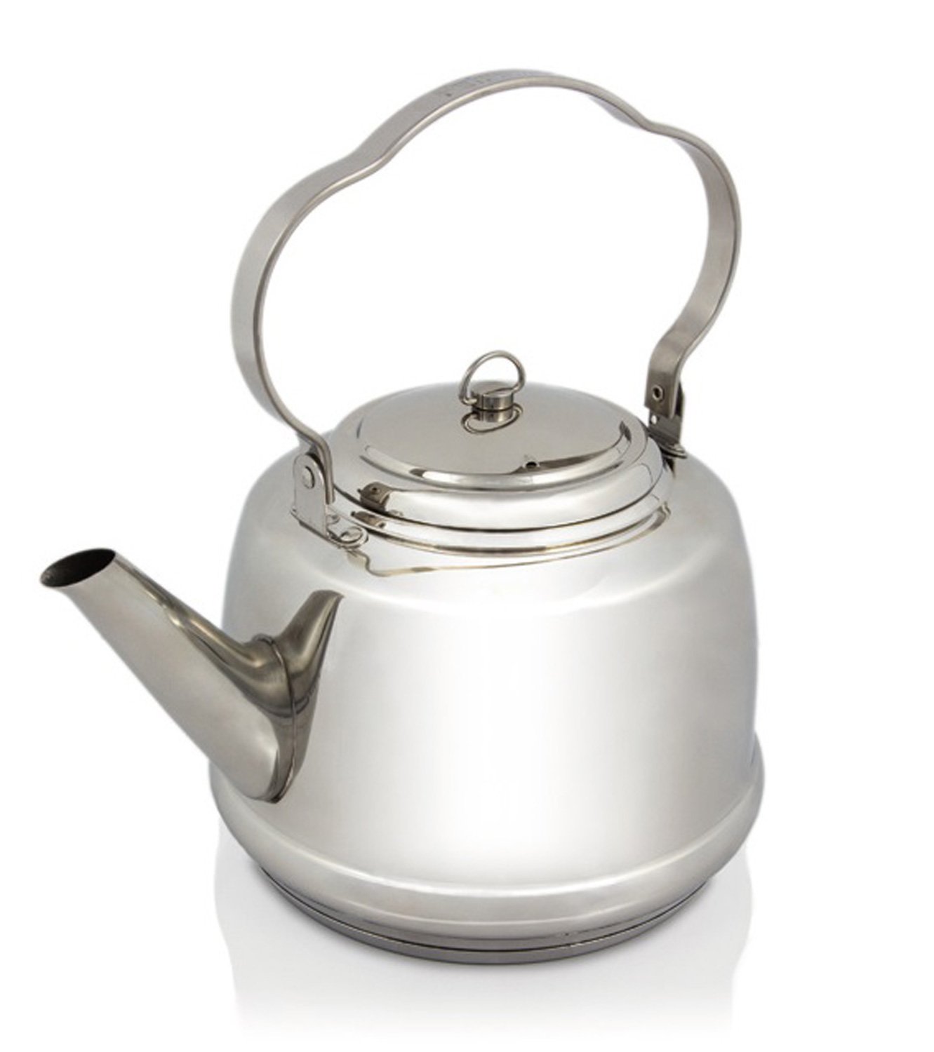 Petromax Stainless Steel Camping Kettle - 1.5L Outdoor Tea Pot for Backpacking, Hiking & Survival Gear - Perfect for Boiling Water & Brewing Tea on Camping Trips