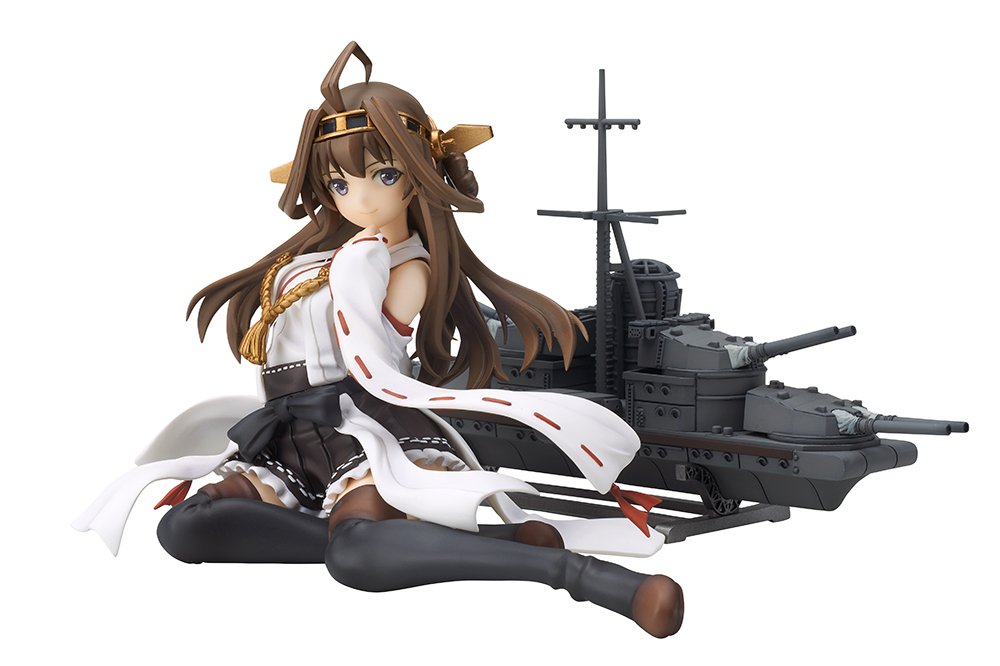 quesQ Kantai Collection: Kongo PVC Figure 1/8 Scale Anime Model - Perfect for Display, Collection, and Anime Fans