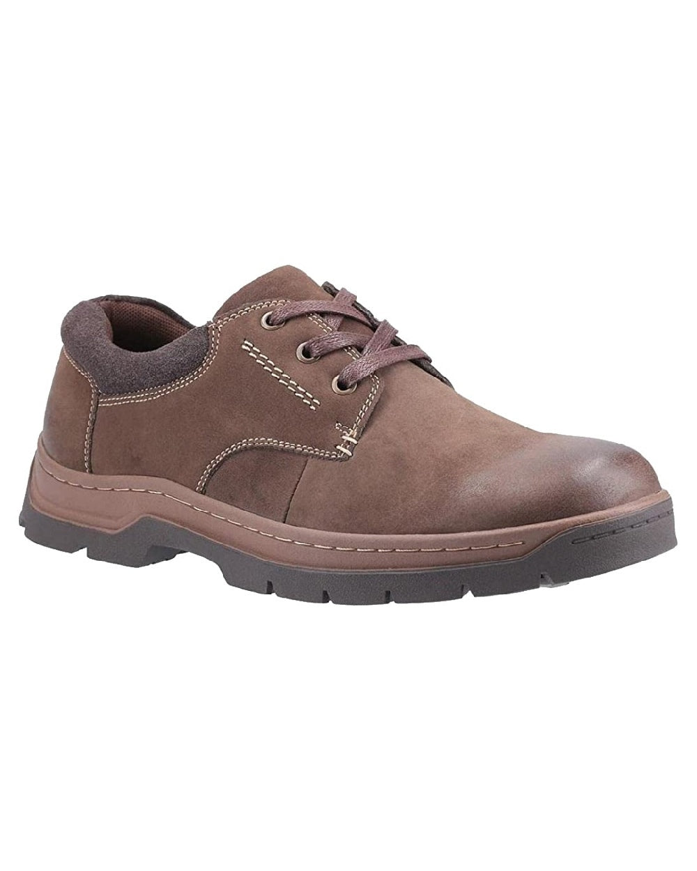 Cotswold Thickwood Burnished Leather Casual Shoes for Men - Comfortable Slip-On Loafers for Walking, Office & Travel - Premium Genuine Leather Footwear