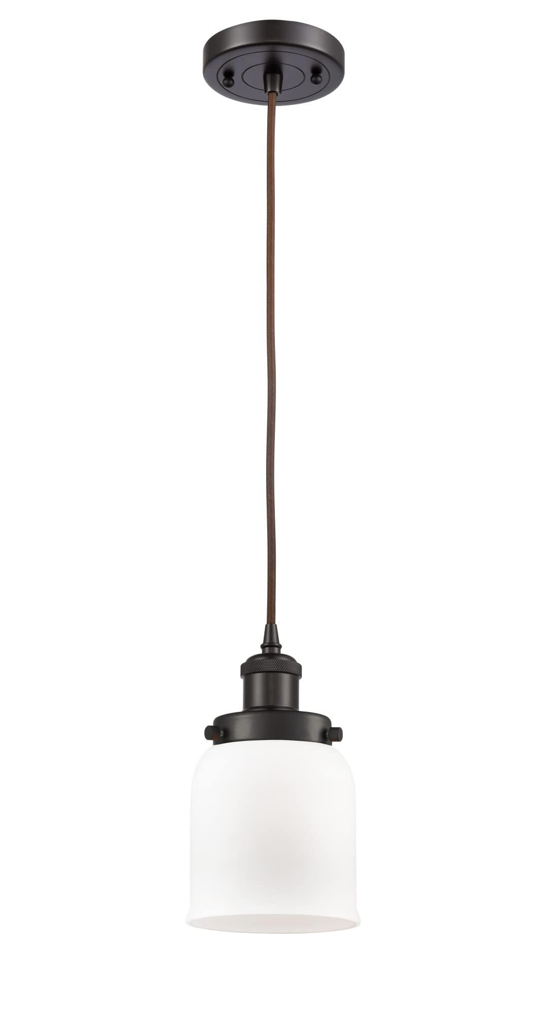 Ballston Collection Bronze/Dark Finish Transitional One Light Mini Pendant - Innovations 916-1P-OB-G51 (10x5x5) - Perfect for Kitchen Islands, Dining Rooms & Entryways