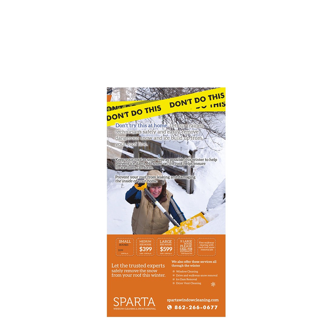 Premium Roof Snow Shovel Set - Lightweight & Durable Snow Removal Tool for Winter Home Maintenance (Ideal for Roof, Gutters & Driveway Clearing)